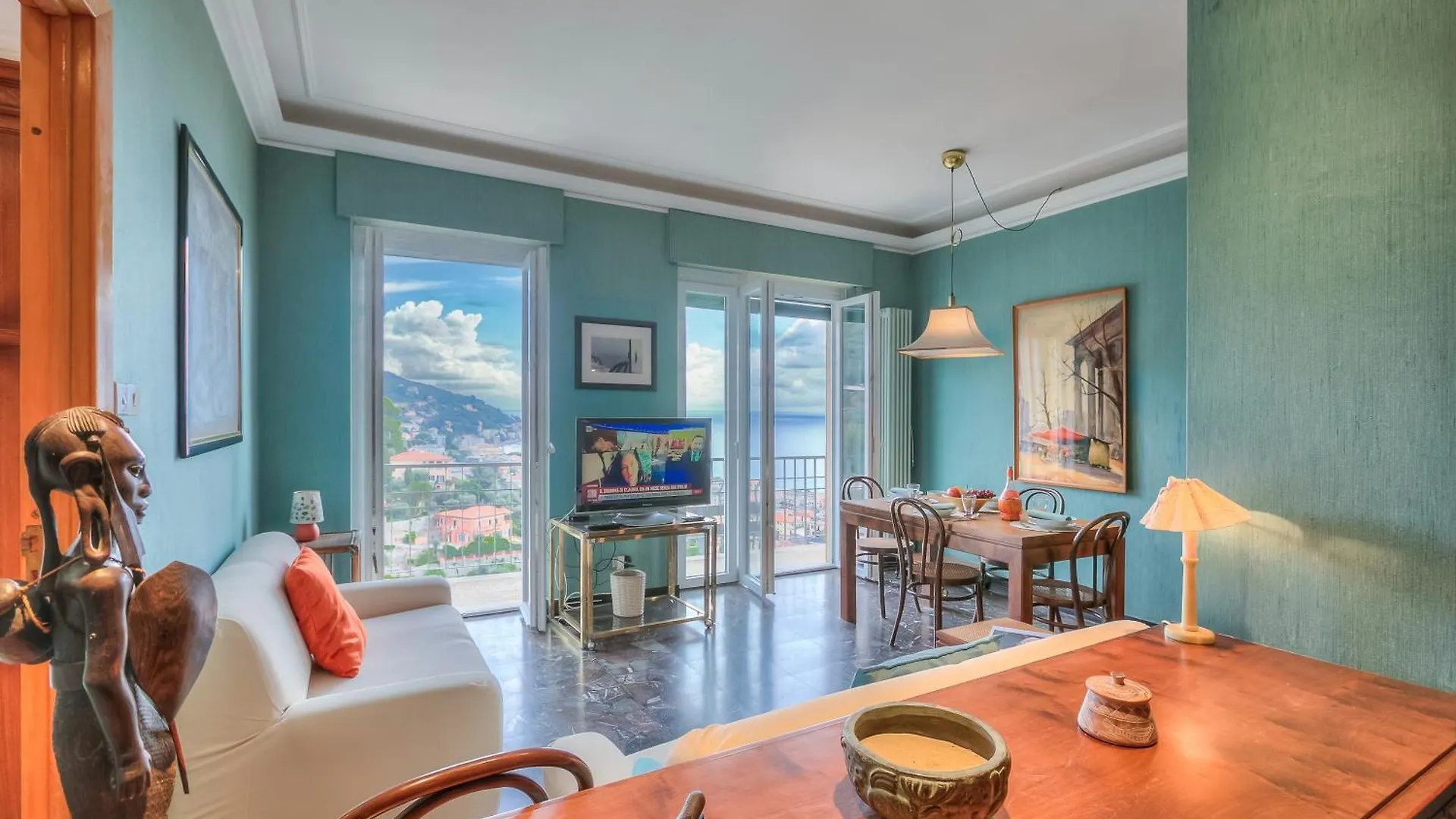Simply Romantic Sea View - Happy Rentals Alassio Italy
